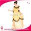 Medieval Renaissance Woman Queen Halloween Costume Yellow