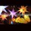 long horns Colorful dmx inflatable star for stage decoration
