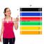 12inch Exercise Resistance Loop Bands Set of 5 Latex Workout Bands for Yoga Pilates Physical Therapy with Instruction Manual