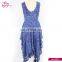 Black Background Ditsy Floral Print Women Clothing Sleeveless Dress
