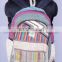 Women Fashionable Canvas Hemp Backpack HBB 0037