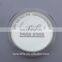 silver plated custom metal coin, personalized metal coin