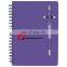 pen buddy spiral 70sheet lined notebook set with ball pen and translucent color cover