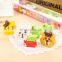 PVC box packing Animal design cartoon Eraser Cartoon eraser