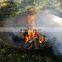 Corten Steel Round fire pit Bowl Dish Burner