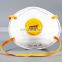 Non-woven industrial cup shaped respirator face mask for adult