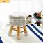 Large size reinforcement wooden animal stool kids animal stool ottoman Children's toy footstool