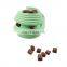 hot selling novel design  rolling textured ball leaky rubber ball dog chewing ball