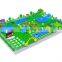 Customized Inflatable Water Park Manufacturer Water Play Equipment Fun Park Slide With Pool