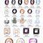 wholesales AB rhinestones with different shapes, nail art flatback rhinestones decoration