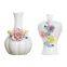 Nordic Gild Hand Made Creative Fashion Large White Ceramic Flower Vase For Shopping Mall Decor