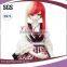 beauty white and red deep curly deep curly 1/3 BJD doll wigs with two clip ponytail