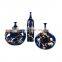 Luxury Chinese Hand Paint Gold Ink Porcelain Ceramic Interior Decoration Vase