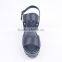 Cheap wholesale new style ladies high heel anti-slip fancy buckle up slingback sandals