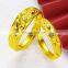 High quality hot sale, designs jewellery gold rings for men and women, 24K saudi arabia adjustment wedding ring/