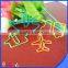 Tin box with logo imprinted package variety design paper clip boat shape