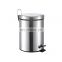 A series basic metal trash can competitive price stainless steel waste garbage bin soft close dustbin