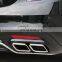 18-20 For Mercedes S-class W222 Modified S63 AMG Rear Lip Diffuser