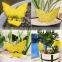Factory OEM Wholesale Hot Sale Yellow Butterfly Shape Sticky Glue Insect Fly Killer Traps