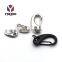 6 Size Stainless Steel Egg Shaped Carabiner Hook Keychain Safety Lifting Snap Hook