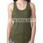 Stylish women's gym sports workout fitness yoga Scooped Bottom stringer tank top