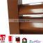 Superhouse New design air flow brown aluminium louvre windows shutters