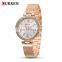 CURREN New Fashion Casual Stainless Steel Chain Luxury Watch Wristband Quartz Ladies Watch Rose Gold Watch