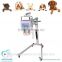 Malfunction self-protection and self-diagnosis 4kw 70mA high frequency veterinary x-ray portable machine
