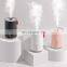 USB Hand Held Ultrasonic Humidifier Car Tabletop Small Humidifier Warm LED Light Portable Mini Air Humidifier For Bedroom Office
