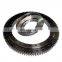 Double row ball heavy duty excavator turntable slewing ring bearing