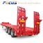 3 Axles 80Tons Low Bed Semi Trailers