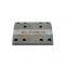 Sinotruk Sitrak C5H/C7H China Heavy Truck Spare Parts WG9761450119 Brake Lining 12 Holes Axle C7h/T5g Mcp16