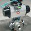 Emergency shut down pneumatic actuated trunnion mounted ball valve
