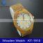  factory sale leather wooden watch bulk buy from china
