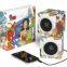 DIY quadratischer Recycling-Druck-Minifaltbarer Kartonpappschachtel-Lautsprecher