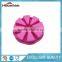 Food grade 8 triangular silicon round cake mould