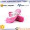 Fuzhou Mykhaki lovely pe and pvc flip flop ,eva flip flops for wedge and gift