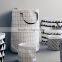 Folding canvas laundry hamper with handle laundry basket toy storage bag