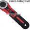 STABILE 45mm Diameter Rotary Blade Plastic Handle Fabric Rotary Cutter