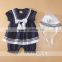 Hot Sale Cute Infant & Toddler Clothing Kids Clothes Navy Modeling Baby Girl Jumpsuits 12M-2T Baby Girl Rompers