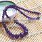 Beautiful Natural Violet Jade Necklace