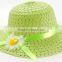 Summer Cute Hat Girl Kids Beach Hat Bag Flower Straw Hat Cap Tote Handbag Bag Suit Y001