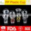 double wall plastic cup/promotional cup/16oz cheap disposable plastic cups