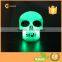 Color Change Decoration LED Lamp Night Light Candle Flash Kids Skull For Halloween Party