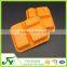 Colorful PP disposable 3-compartment blister food packaging container