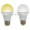 Plastic inset aluminum heat sink e27 led light bulb housing