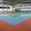 Guangzhou manufacturer of silicone PU flooring for indoor sport rubber flooring
