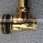 Gold Plate Brass Drainer Used for Bath Overflow Hole and Waste Drain Hole
