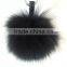 15cm raccoon fur pom poms keyrings /bag charm for decoration