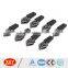 zipper manufacturer custom logo silicone zipper pull
